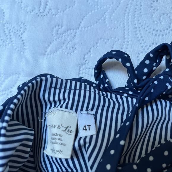 Crew & Lu One Piece Swim Suit Size 4T - Picture 3 of 4